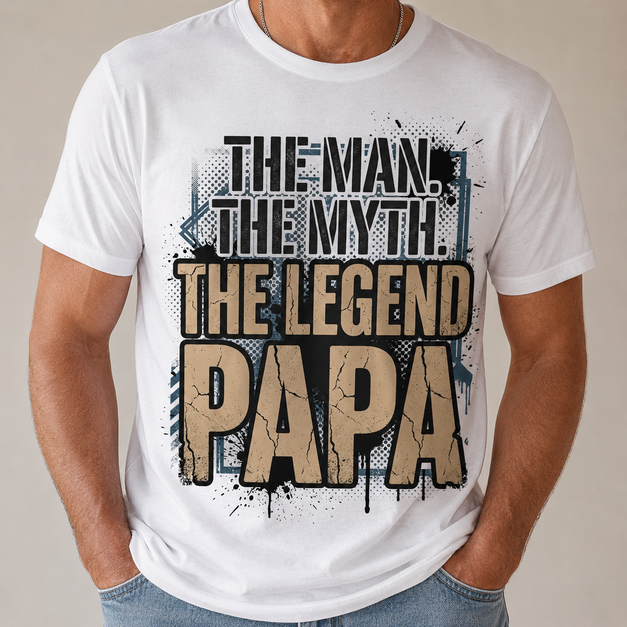 Dad / Papa — Grunge t-shirt design